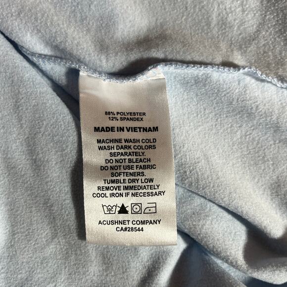 FootJoy Pullover Shirt Mens XL Blue Golf Quarter Zip Long Sleeves Mock Neck - Picture 7 of 9